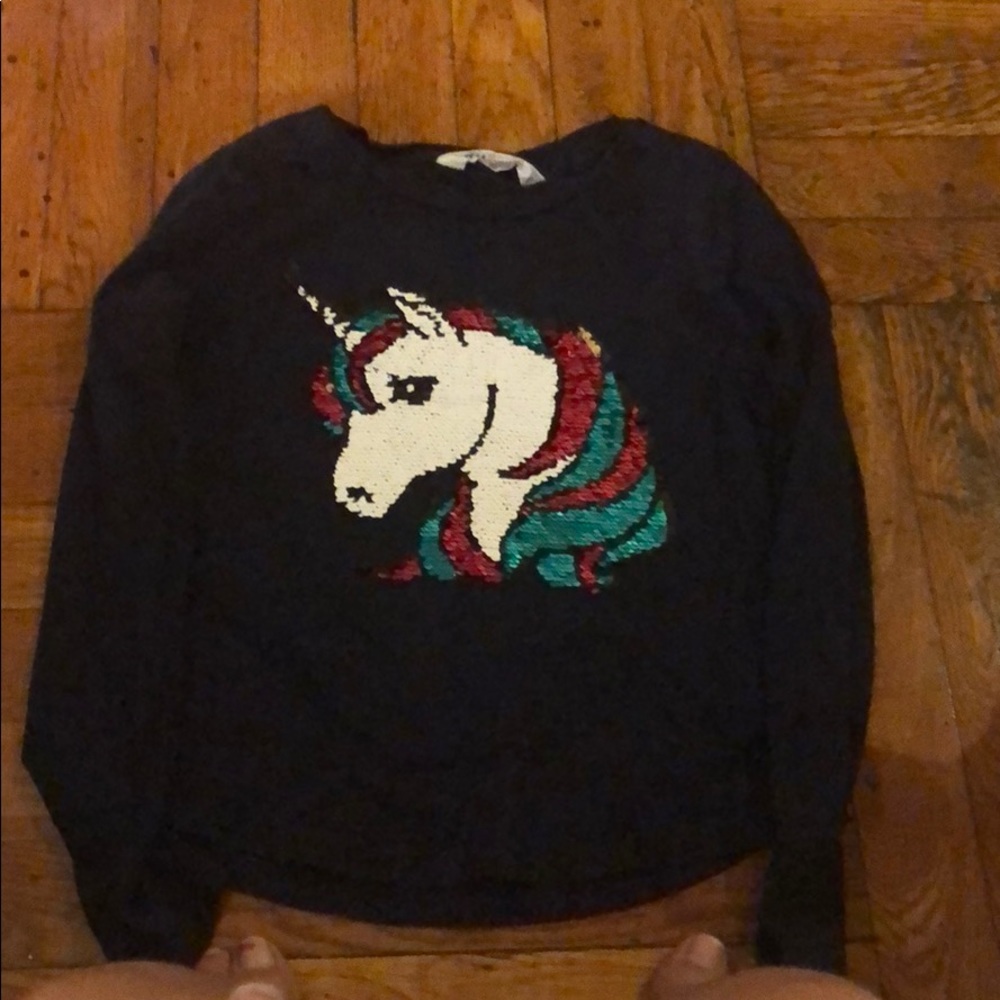Long sleeve unicorn shirt